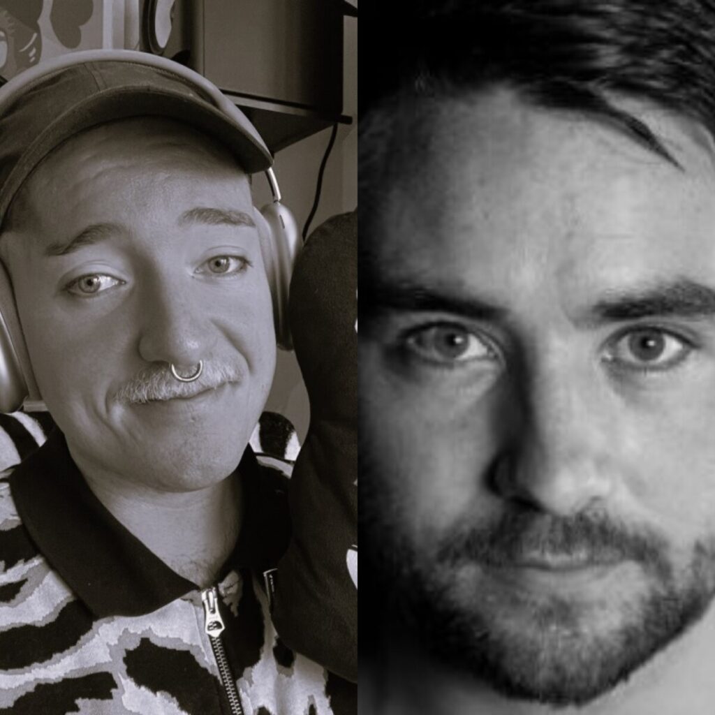 Dave Morrissey & Liam Phillips black and white headshot image