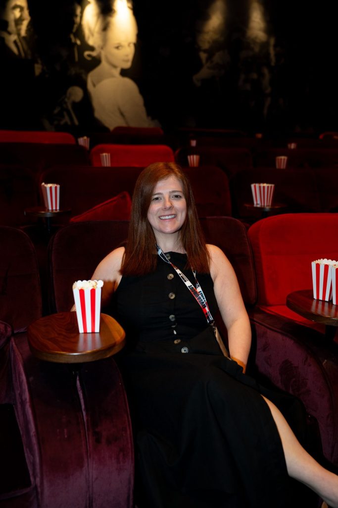 picture of carrianne dukes at the everyman cinema in lincoln