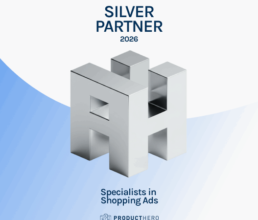 picture of silver status with producthero as we are specialists in google shopping ads